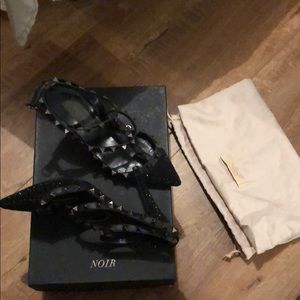 Valentino Crystal Rockstuds Black 35.5